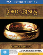 THE LORD OF THE RINGS: TRILOGY (EXTENDED EDITIONS) (15 DISCS) (2001) BLURAY