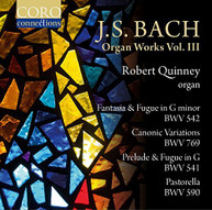 ROBERT QUINNEY - ORGAN WORKS VOL. III CD