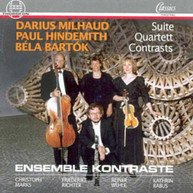 ENSEMBLE KONTRASTE - 20TH CENT CHAM WORKS: MILHAUD HINDEMITH BARTOK CD