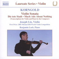 KORNGOLD LIN LOEB - MUSIC FOR VIOLIN & PIANO CD
