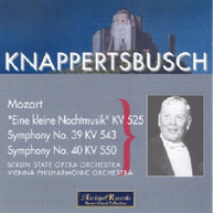 MOZART KNAPPERTSBUSCH - SINFONIE 39 & 40 KLEINE N CD