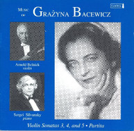 BACEWICZ BELNICK SILVANSKY - MUSIC FOR VIOLIN & PIANO CD