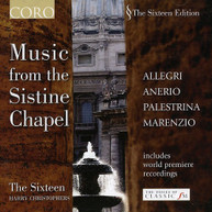 ALLEGRI ANERIO SIXTEEN CHRISTOPHERS - MUSIC FROM SISTINE CHAPEL CD