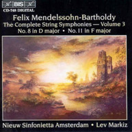 MENDELSSOHN MARKIZ - COMPLETE STRING SYMPHONIES CD
