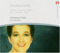 SCHUBERT OELZE SCHNEIDER - GOETHE - GOETHE-LIEDER CD