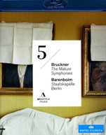 BRUCKNER BARENBOIM STAATSKAPELLE BERLIN - MATURE SYMPHONIES: BLU-RAY
