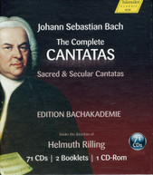 J.S. BACH RILLING AUGER BURNS - COMPLETE CANTATAS CD