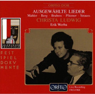 LUDWIG BRAHMS MAHLER STRAUSS WERBA - LIEDER RECITAL CD