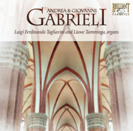GABRIELI TAGLIAVINI TAMMINGA - MUSIC FOR ONE & TWO ORGANS CD