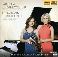 FURTWANGLER BEETHOVEN MOSER HUHN - SONATAS FOR VIOLIN & PIANO CD