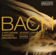 BACH TAYLER TAFELMUSIK LAMON - CANTATAS BWV 54 & 170 CONCERTO CD