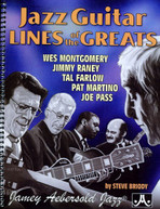 JAMEY AEBERSOLD - JAZZ GUITAR LINES OF THE GREATS CD