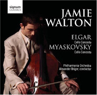 ELGAR MYASKOVSKY WALTON PAO BRIGER - CELLO CONCERTO IN E MINOR CD