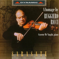 SARASATE RICCI MC NAUGHT - HOMMAGE BY RUGGIERO RICCI CD