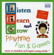 LISTEN LEARN & GROW: PLAYTIME FUN & GAMES - VARIOUS CD