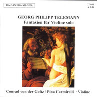 TELEMANN CARMIRELLI - FANTASIAS FOR SOLO VIOLIN CD