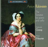 RUBINSTEIN GOROG MEUNIER - SONATAS FOR CELLO & PIANO CD