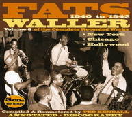 FATS WALLER - 1940 TO 1942 6 OF THE COMPLETE RECORDED WORKS CD