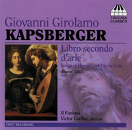 KAPSBERGER CASTALDI ANON COEHLO - LIBRO SECONDO D'ARIE IL CD