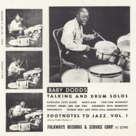 BABY DODDS - FOOTNOTES TO JAZZ, VOL. 1: BABY DODDS TALKING CD