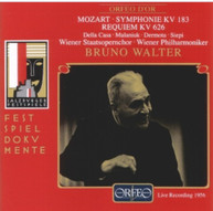 MOZART WALTER VIENNA PHILHARMONIC ORCHESTRA - REQUIEM CD