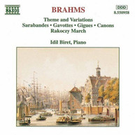 BRAHMS /  BIRET - THEMES & VARIATIONS CD