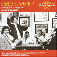 CANTE FLAMENCO - LIVE VARIOUS CD