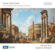 HANDEL NOLTE HOFKAPELLE - COMPLETE ITALIAN CANTATAS FOR BASS CD
