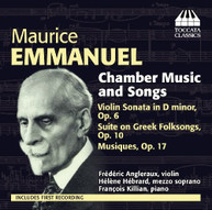 EMMANUEL - CHAMBER MUSIC & SONGS CD