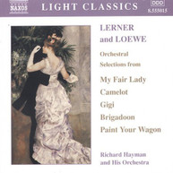 LERNER / LOEWE / HAYMAN &  HIS ORCHESTRA - ORCHESTRAL SELECTIONS CD