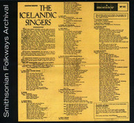 ICELANDIC SINGERS - THE ICELANDIC SINGERS CD
