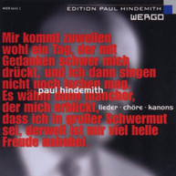 HINDEMITH RUNDFUNKCHOR BERLIN - LIEDER CHORE KANONS CD