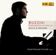 BUSONI BACH - TRANSCRIPTIONS OF WORKS BY BACH & BRAHMS CD