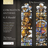 HANDEL SIXTEEN CHRISTOPHERS - CORONATION ANTHEMS CD