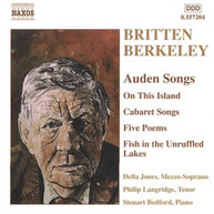 BERKELEY BRITTEN JONES LANGRIDGE BEDFORD - AUDEN SONGS CD