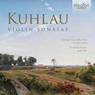 F. KUHLAU PORTO TOSI - FRIEDRICH KUHLAU: VIOLIN SONATAS CD
