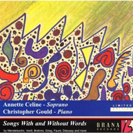 ANNETTE CELINE - SONGS WITH & WITHOUT WORDS CD
