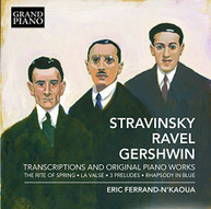 STRAVINSKY RAVEL GERSHWIN FERRAND-NKAOUA -NKAOUA - TRANSCRIPTIONS CD