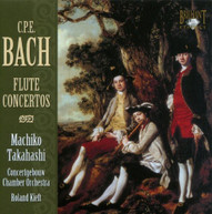 C.P.E. BACH CONCERTGEBOUW CHAMBER ORCH KIEFT - FLUTE CONCERTOS CD