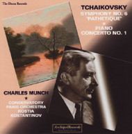 TCHAIKOVKSY MUNCH - SINFONIE 6 KLAVIERKONZERT CD