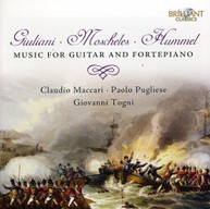 MAURO GIULIANI PUGLIESE MACCARI TOGNI - MUSIC FOR GUITAR & PIANO CD