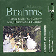 BRAHMS ROHDE BRUNS LEIPZIG STRING QUARTET - STRING SEXTET STRING CD