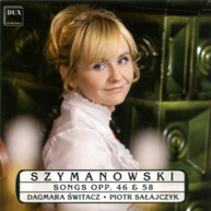 SZYMANOWSKI SALAJCZYK SWITACZ - KAROL SZYMANOWSKI SONGS CD