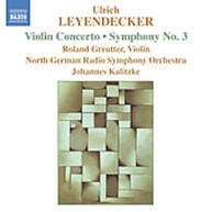 LEYENDECKER /  GREUTTER / KALITZKE / NDR SO - VIOLIN CONCERTO / SYMPHONY CD
