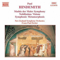 HINDEMITH /  DECKER / NEW ZEALAND SYMPHONY - MATHIS DER MALER SYMPHONY CD