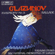 GLAZUNOV OTAKA BBC NAT'L ORCH OF WALES - BALLADE F MAJOR SYMPHONY CD