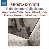 SHOSTAKOVICH /  FEDOTOV / YABLONSKY / SARANCEVA - VIOLIN & CELLO SONATAS CD