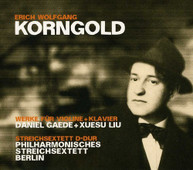 KORNGOLD GAEDE LIU - WORKS FOR VIOLIN & KLAVIER STEICHSEXTETT D - CD
