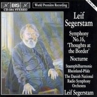 SEGERSTAM DANISH NRSO - SYMPHONY 16 "THOUGHTS AT THE BORDER" CD