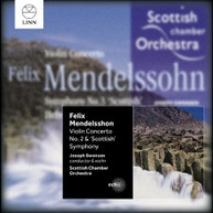 MENDELSSOHN SCOTTISH CHAMBER ORCH SWENSEN - VIOLIN CONCERTO NO. 2 & CD